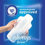 Always Infinity FlexFoam Size 4 Pads, Unscented, Overnight, thumbnail image 5 of 7