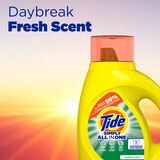 Tide Simply All-In-One Liquid Laundry Detergent, Daybreak Fresh Scent, 64 Loads, 84 oz, thumbnail image