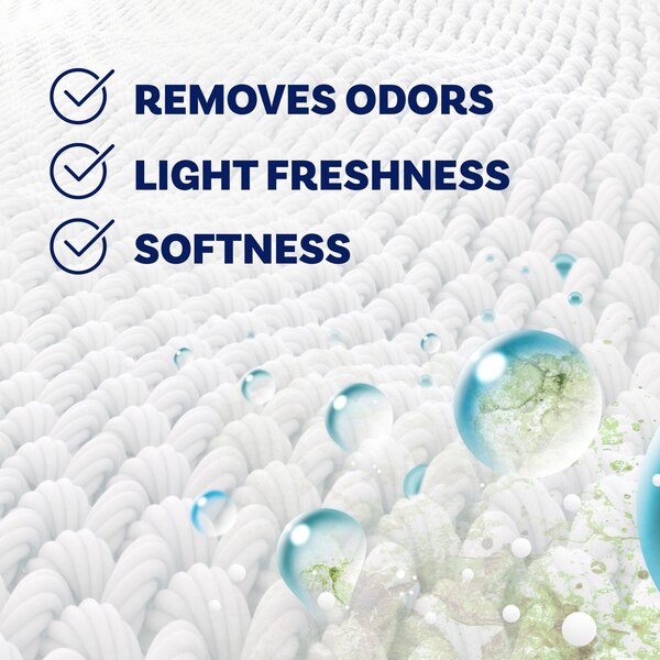 Downy Rinse & Refresh Laundry Odor Remover and Fabric Softener, Cool Cotton, 25.5 oz