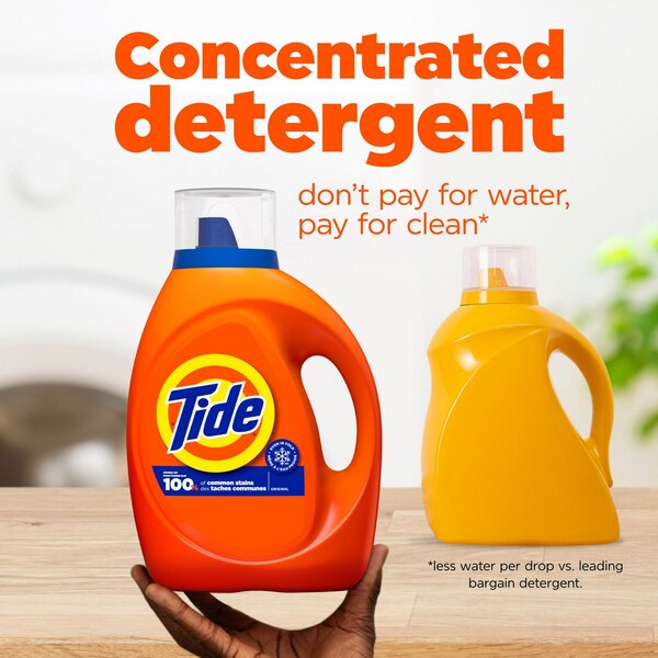 Tide Liquid Laundry Detergent, Original Scent, 34 oz