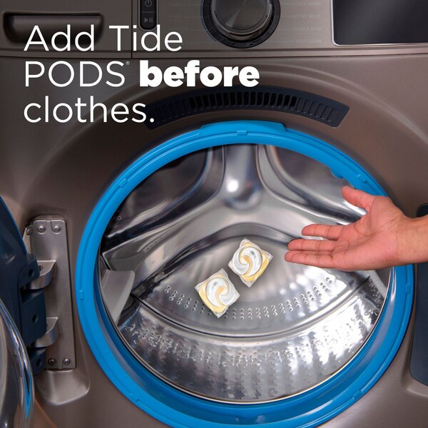 Tide PODS Liquid Laundry Detergent Pacs, Free & Gentle, 16 ct