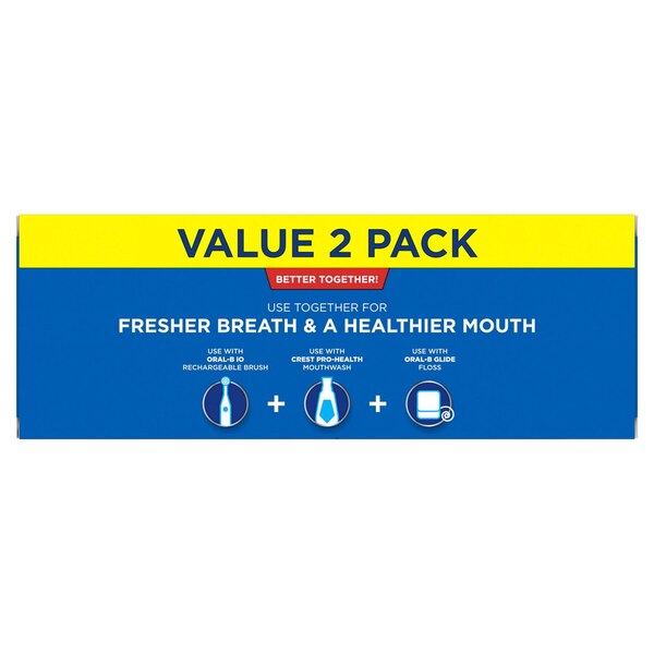Crest Complete Plus Deep Clean + Whitening Anticavity Fluoride Toothpaste, Effervescent Mint, 5.4 OZ, 2 Pack