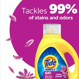 Tide Simply Oxi + Febreze Liquid Laundry Detergent, Sunny Breeze Scent, 22 Loads, 31 oz, thumbnail image 4 of 7