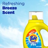 Tide Simply All-In-One Liquid Laundry Detergent, Refreshing Breeze, 24 Loads, 32 oz, thumbnail image 4 of 8