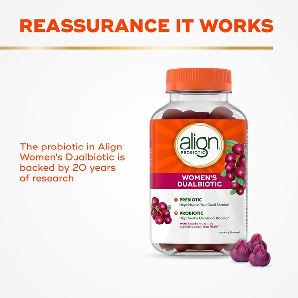 Align Women's Health Prebiotic + Probiotic Gummies, 50 CT