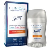 Secret Clinical Strength 72-Hour Antiperspirant & Deodorant Stick, Stress Response, 1.6 OZ, thumbnail image