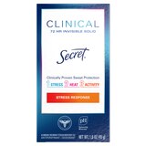 Secret Clinical Strength 72-Hour Antiperspirant & Deodorant Stick, Stress Response, 1.6 OZ, thumbnail image