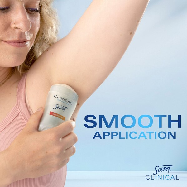 Secret Clinical Strength 72-Hour Antiperspirant & Deodorant Stick, Stress Response, 1.6 OZ