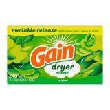Gain Fabric Softener Dryer Sheets, Original Scent, 240 ct, thumbnail image