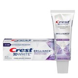 Crest 3D White Brilliance Toothpaste, Vibrant Peppermint, 0.85 OZ, thumbnail image