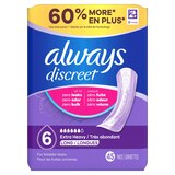 Always Discreet Incontinence Pads 6 Drop Extra Heavy Long (choose your count), thumbnail image