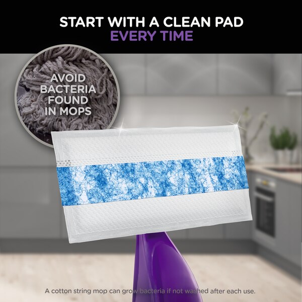Swiffer WetJet Mop Starter Kit (1 Spray Mop, 5 Mopping Pads, 1 Floor Cleaner Liquid Solution)