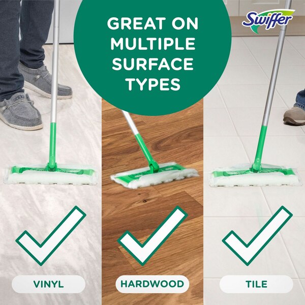 Swiffer Sweeper 2-in-1 Dry + Wet Multi Surface Floor Sweeping & Mopping Starter Kit