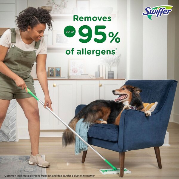 Swiffer Sweeper 2-in-1 Dry + Wet Multi Surface Floor Sweeping & Mopping Starter Kit
