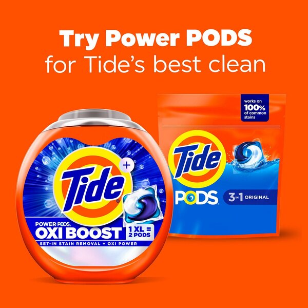 Tide PODS Liquid Detergent Pacs, Original Scent, 16 ct
