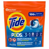 Tide PODS Liquid Detergent Pacs, Original Scent, 16 ct, thumbnail image