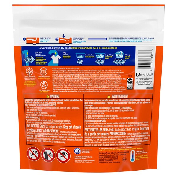 Tide PODS Liquid Detergent Pacs, Original Scent, 16 ct