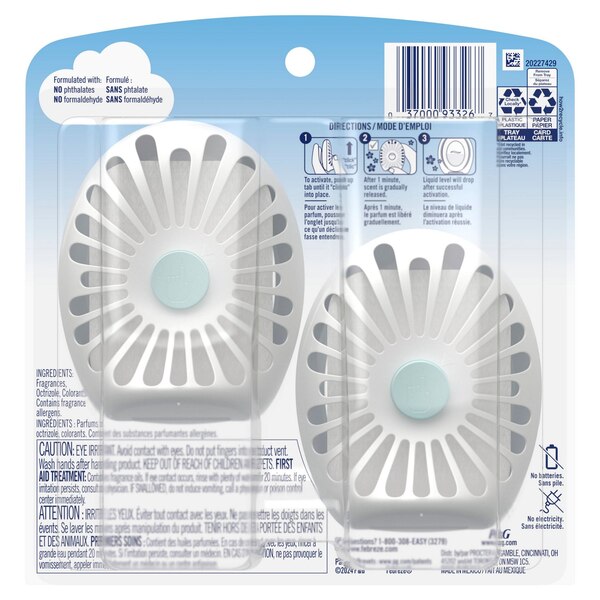 Febreze Small Spaces Air Freshener, Linen & Sky