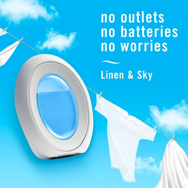 Febreze Small Spaces Air Freshener, Linen & Sky