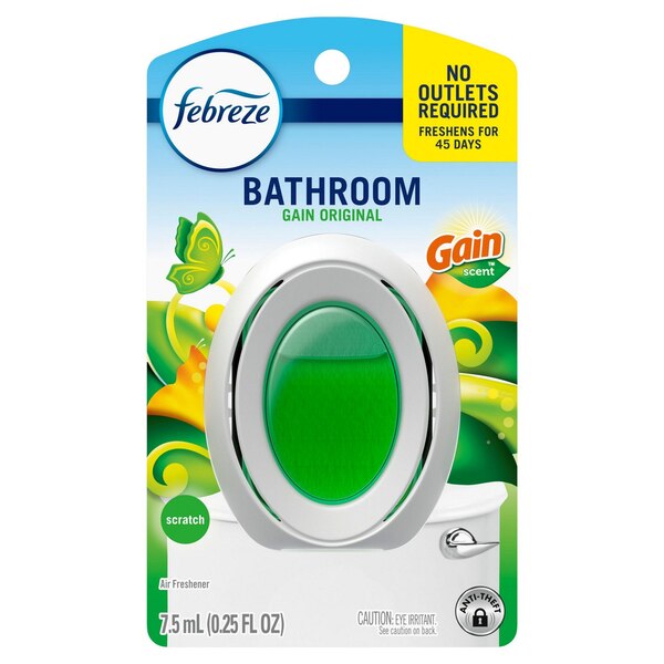 Febreze Small Spaces Air Freshener, Gain Original Scent, 0.25 oz