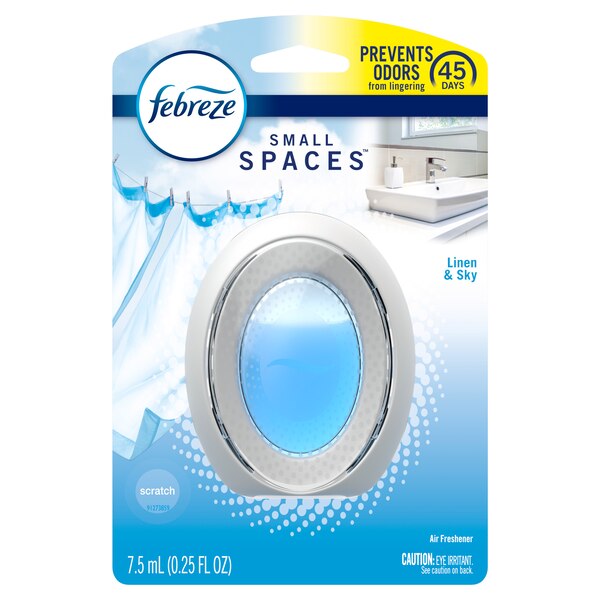 Febreze Small Spaces Air Freshener, Linen & Sky