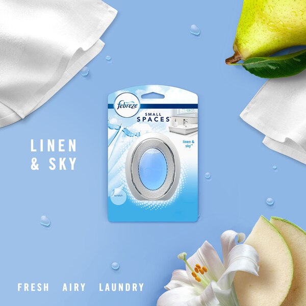 Febreze Small Spaces Air Freshener, Linen & Sky