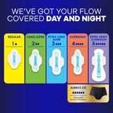 Always Size 5 Maxi Pads with Wings, Unscented, Extra Heavy Overnight, thumbnail image