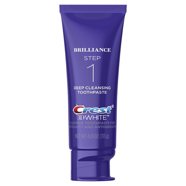 Crest 3D White Brilliance Daily Whitening 2-Step Treatment