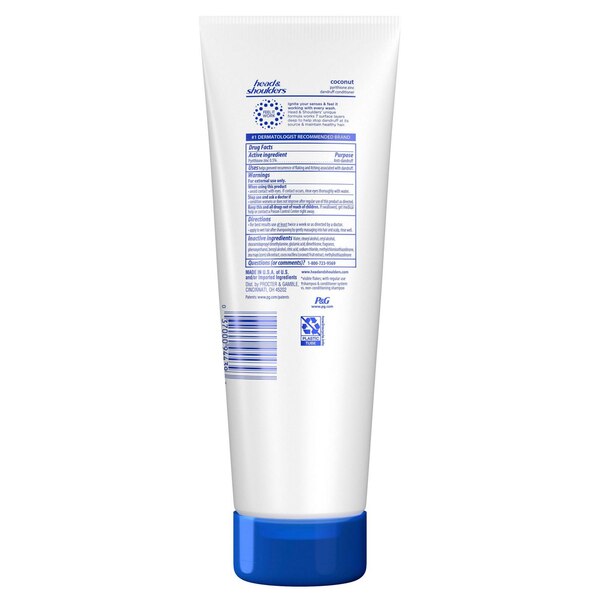 Head & Shoulders Coconut Anti-Dandruff Conditioner, 10.9 OZ