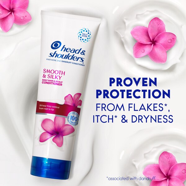 Head & Shoulders Smooth and Silky Anti-Dandruff Conditioner, 10.6 OZ