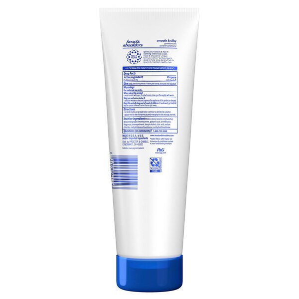 Head & Shoulders Smooth and Silky Anti-Dandruff Conditioner, 10.6 OZ