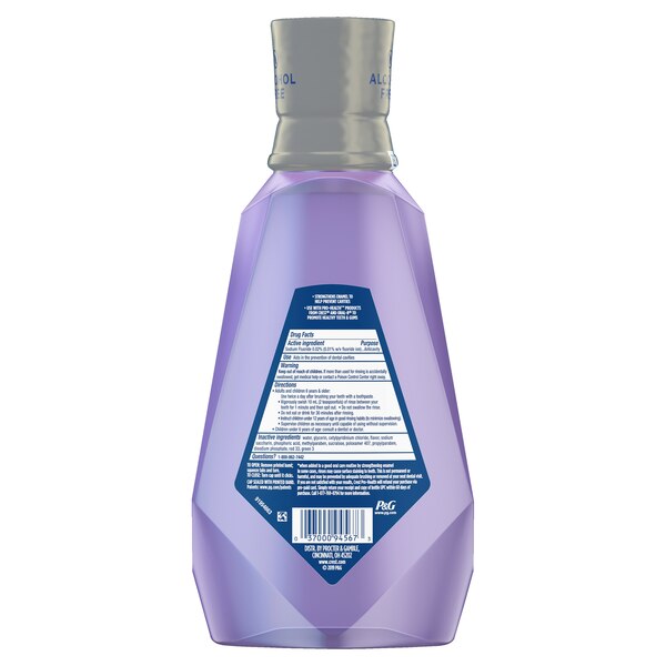 Crest Pro-Health Advanced Enamel Care Anticavity Fluoride Mouthwash, Alcohol-Free, 1 L