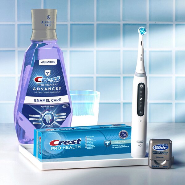 Crest Pro-Health Advanced Enamel Care Anticavity Fluoride Mouthwash, Alcohol-Free, 1 L