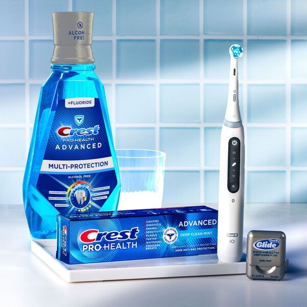 Crest Pro-Health Advanced Multi-Protection Anticavity Fluoride Mouthwash, Alcohol-Free