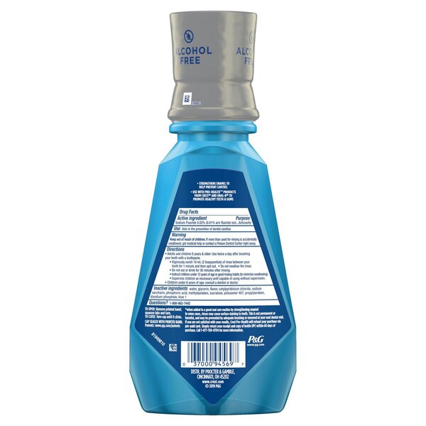 Crest Pro-Health Advanced Multi-Protection Anticavity Fluoride Mouthwash, Alcohol-Free
