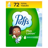 Puffs Plus Lotion Facial Tissue, 1 Mega Cube, thumbnail image