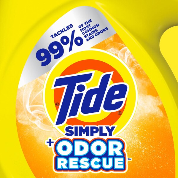 Tide Simply + Odor Rescue Liquid Laundry Detergent, Fresh Linen, 20 Loads, 31 oz