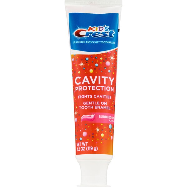 Crest Kid's Cavity Protection Toothpaste, Bubblegum, 4.2 OZ