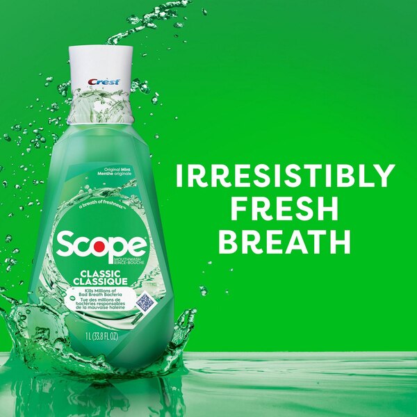 Scope Classic Mouthwash, Original, 33.8 OZ