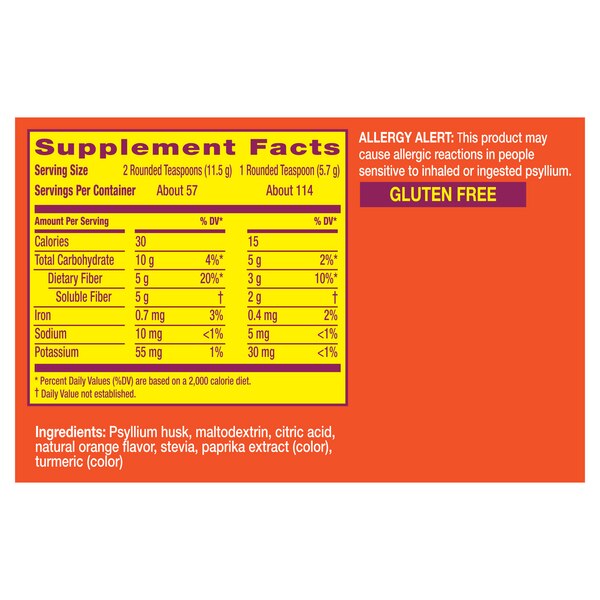 Metamucil Psyllium Fiber Premium Blend Power Supplement