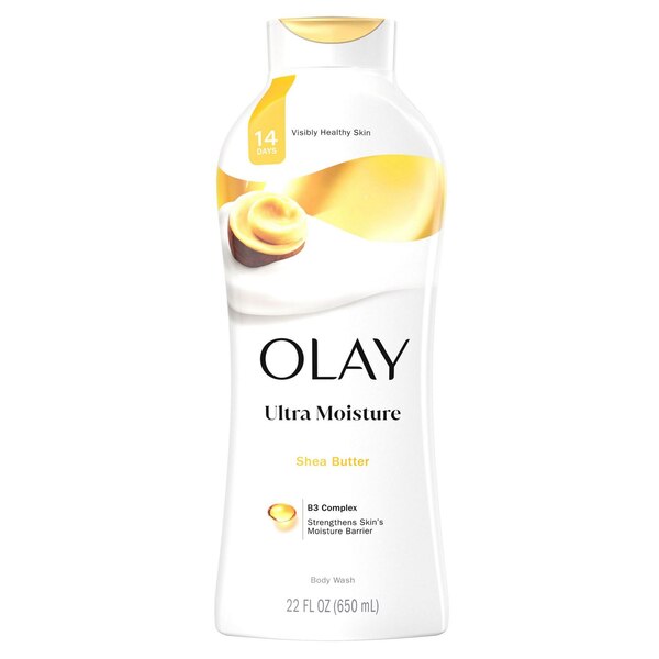 Ultra Moisture Olay Ultra Moisture Shea Butter Body Wash, 22 OZ
