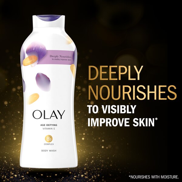Olay Age Defying Body Wash with Vitamin E, 22 OZ