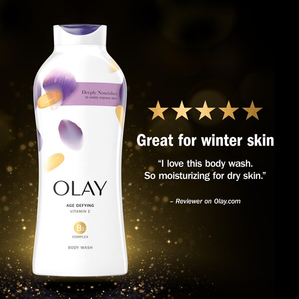 Olay Age Defying Body Wash with Vitamin E, 22 OZ
