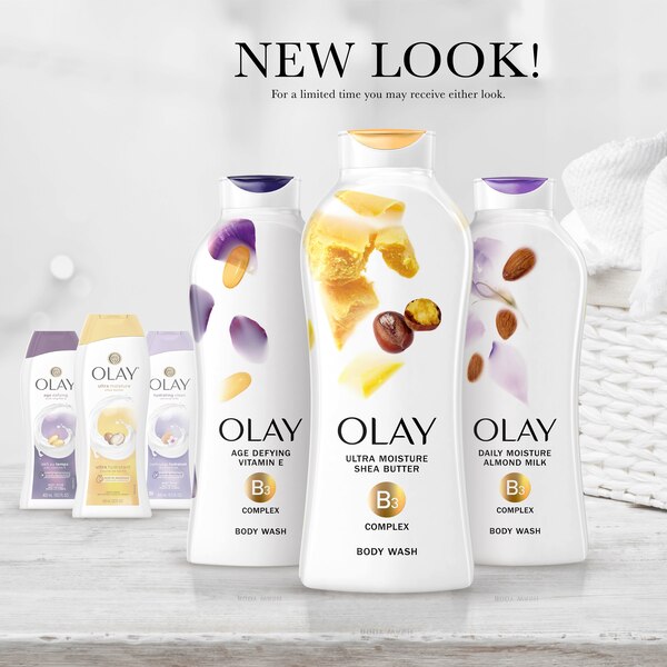 Olay Exfoliating Body Wash with Sea Salts, 22 OZ
