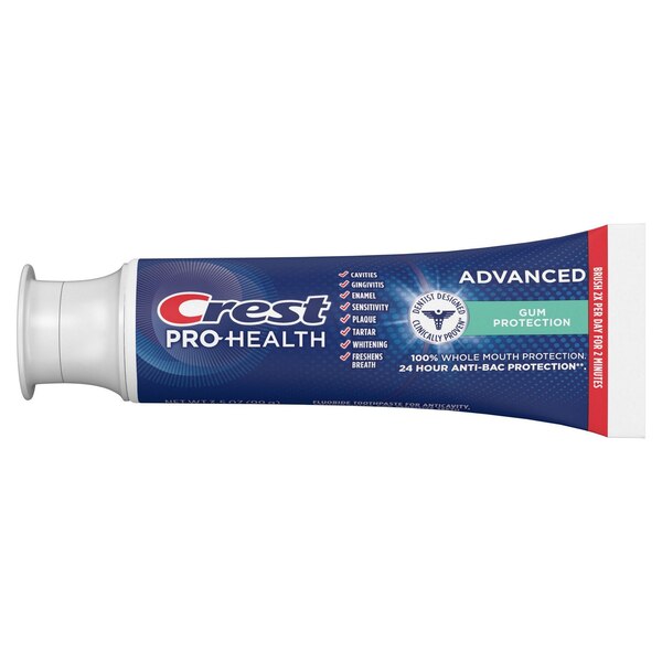 Crest Pro-Health Advanced Gum Protection Fluoride Toothpaste for Anticavity, Antigingivitis, and Sensitive Teeth