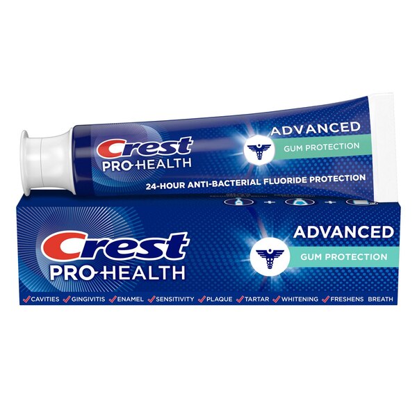 Crest Pro-Health Advanced Gum Protection Fluoride Toothpaste for Anticavity, Antigingivitis, and Sensitive Teeth