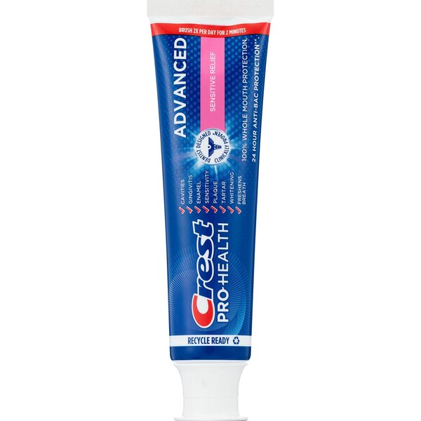Crest Pro-Health Advanced Anticavity Fluoride Toothpaste, Sensitive Relief, 5.1 OZ
