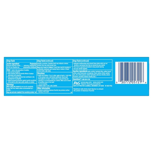 Crest Pro-Health Fluoride Toothpaste for Anticavity, Antigingivitis, and Sensitive Teeth, Clean Mint