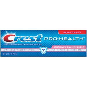 Crest Pro-Health Sensitive & Enamel Shield Fluoride Toothpaste, 3.3 OZ