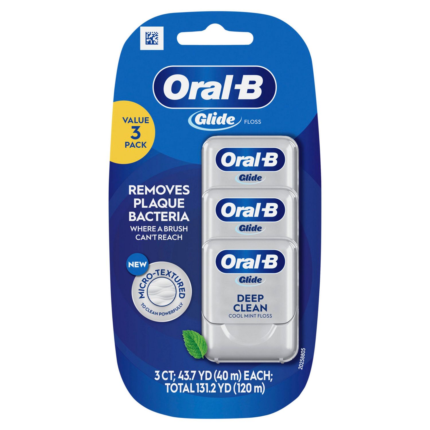 Oral-B Glide Pro-Health Deep Clean Floss, Cool Mint